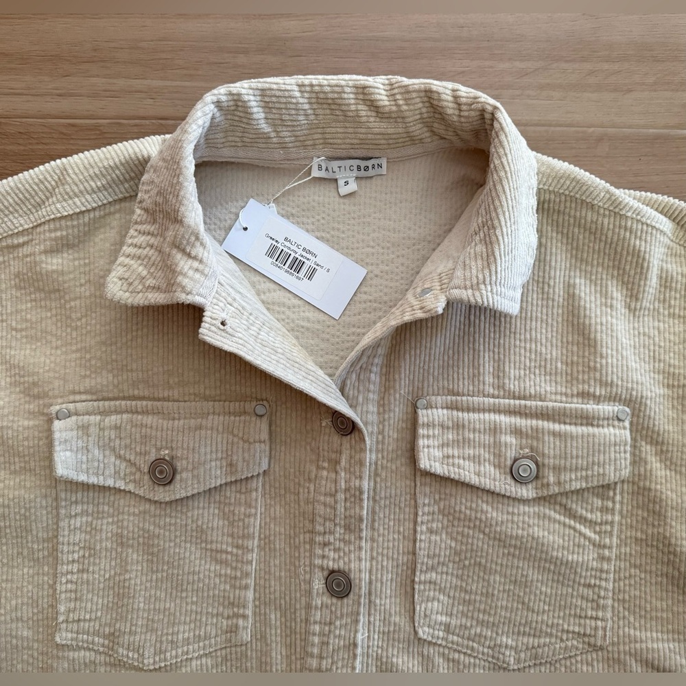 NWT Baltic Born Greeley Corduroy Shacket Size Small - Picture 4 of 7